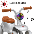 thumbnail image 2 of Montable Correpasillos para Niños con Luz y Sonido Coche Musical Apto a Partir de 1 año y Soporta hasta 16 kg - Plateado, 2 of 7
