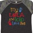 thumbnail image 4 of Inktastic My Lola and Lolo Love Me Grandchild Boys or Girls Toddler T-Shirt, 4 of 5