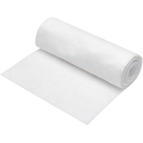 White Vent Filter Media Electrostatic Air Filter Roll Air Vent Filters Kit for Home HVAC AC and Heating RV's Mobile Homes 196x12 Inch