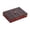 red single layer, variant on TISHITA Divided Serving Tray Appetizer Tray Decorative Snack Plate with Clear Lid for Candy and Fruits Dessert Cookies Table Centerpiece red single layer