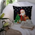 thumbnail image 3 of Carolines Treasures VHA3033PW1414 Santa Claus Christmas Fabric Decorative Pillow 14Hx14W multicolor, 3 of 4