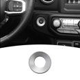 thumbnail image 1 of CheroCar Engine Start Stop Button Trim Sticker for Jeep Wrangler JL JLU & Gladiator JT 2018-2020 Silver, 1 of 8