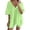 short sets 94#Green, variant on WAYUTE Womens 2 Piece Outfits Oversized Oversized V Neck Short Sleeve T Shirt and Shorts Activewear Travel Baggy Matching Clothing