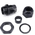 thumbnail image 2 of Prensaestopas M20 X 1,5 Paquete de 20 Prensaestopas de relleno de plástico Negro Ip68 Prensaestopas impermeables 6 mm-12 mm, 2 of 5