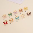 thumbnail image 4 of PVCS Bague Ajustable Papillon Couleur Unie Créative pour Femmes avec Ouverture, 4 of 4
