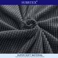 thumbnail image 4 of Subrtex Stretch 1-Piece Textured Grid Slipcover Sofa Cover, Gray, 4 of 7