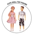 thumbnail image 4 of Pink Girl House Toy set for Kids 3 4 5 6 7 8 Years Old - Villa Girl Toys with 4 Floor 10-Room and 2 Dolls, Furniture Accessories, Pretend Play Indoor Toddler Toys Birthday Gifts for 3-5 6-8, 4 of 10