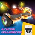 thumbnail image 4 of HOVERSTAR Hoverboard, LBW16 Chrome Color All Terrain Wide Tire, Electric Skateboard Tire with LED Light and Wireless Bluetooth Music Speaker HOVERSTAR LBW16, 4 of 7