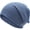 Solid Blue, variant on Slouchy Beanie Hat for Men and Women Lightweight Soft Skull Cap Chemo Headwear (Solid Black)