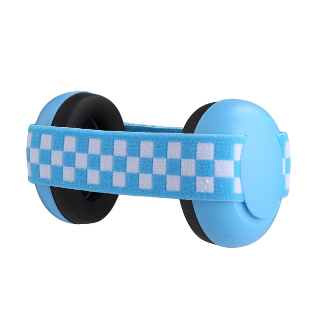 Auriculares de protección auditiva para bebés de 3 a 24 meses, orejeras de reducción de ruido para niños pequeños con una bolsa de tela (azul)