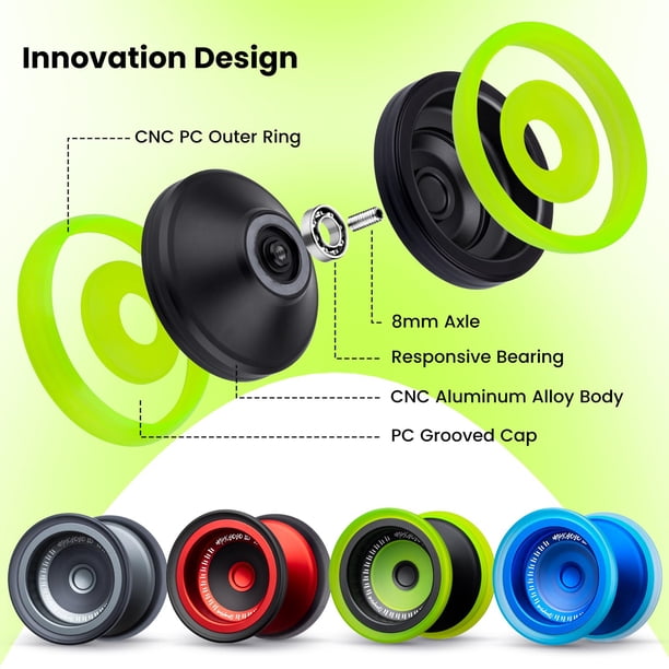 MAGICYOYO V13 DEEPSPIN Bi-Material Yoyo for Kids 8-12 and Adults