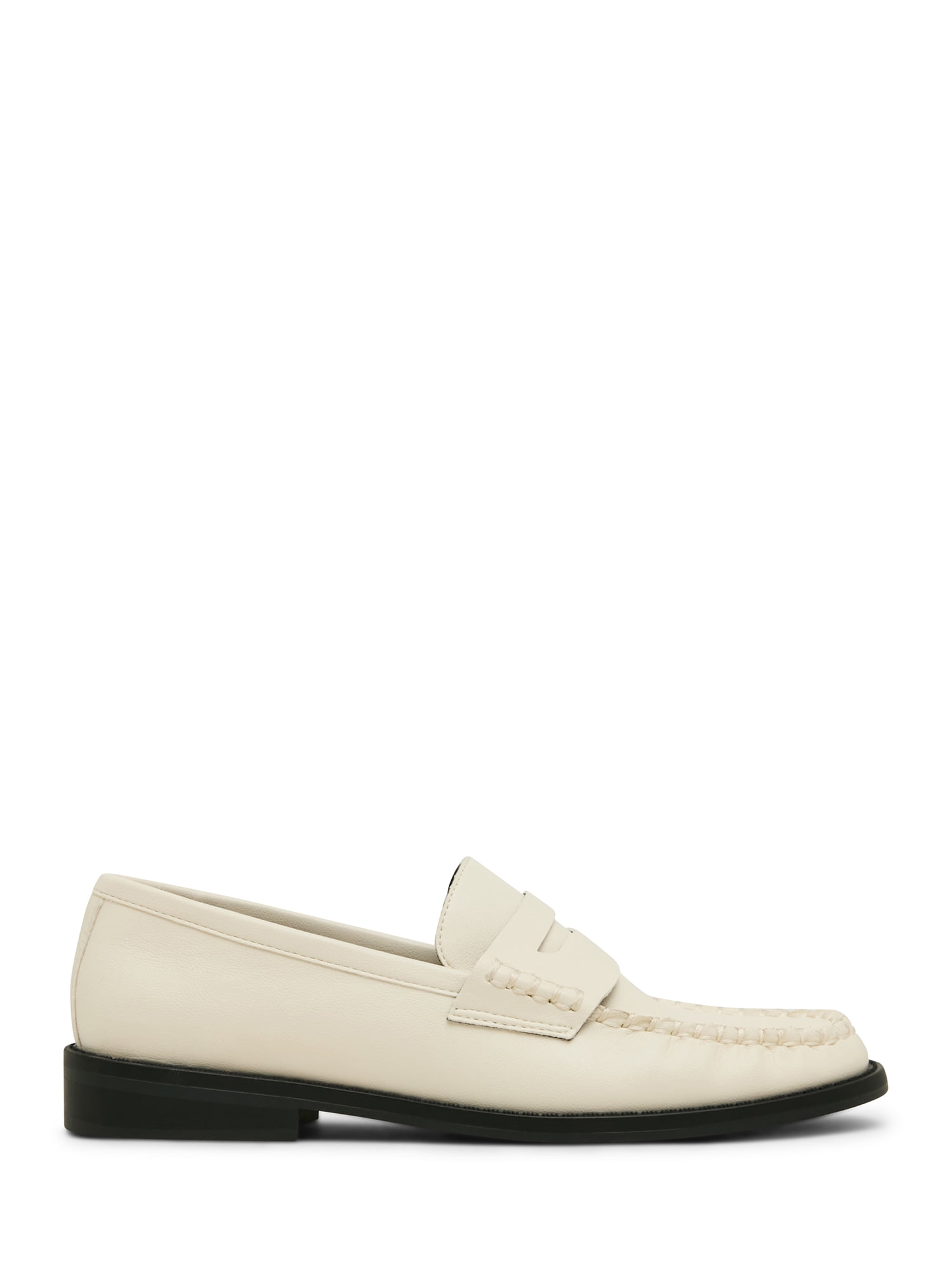 Madden Girl Women's Prep Slide On Loafer with Pleated Toe