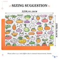 thumbnail image 6 of Yayeee Doormat for Inside 20"x32" Absorbent Low-Profile Washable Non-Slip Rubber Backed Entryway Rug, Cute Vegetables, 6 of 8