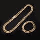 thumbnail image 1 of Cadena de eslabones cubanos de cadera para hombres, collar cubano helado de Miami, collares ostentosos chapados en oro, joyería de rapero de 13MM para hombres y mujeres Tan Jianjun unisex, 1 of 2