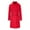 Red, variant on hotojiny Double Breasted Trench Coat for Women Notched Lapel Wool Blend Overcoat Fall Winter Pea Coats with Pockets