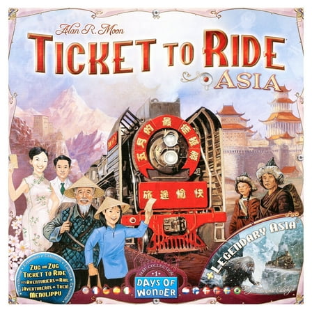 Ticket to Ride: Asia Expansion Family Strategy Board Game for Ages 8 , from Asmodee