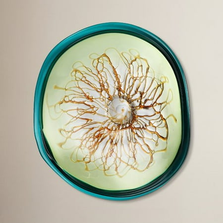 Brayden Studio Modern Peony Plate Wall Decor Set Of 2 Brayden Studio Modern Peony Plate Wall Decor Set Of 2