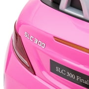 Aosom 12V Kids Electric Ride On Car with Parent Remote Control, Two Motors, 2 Speeds, Music, LED Lights, USB for 3-6 Years Old, Pink