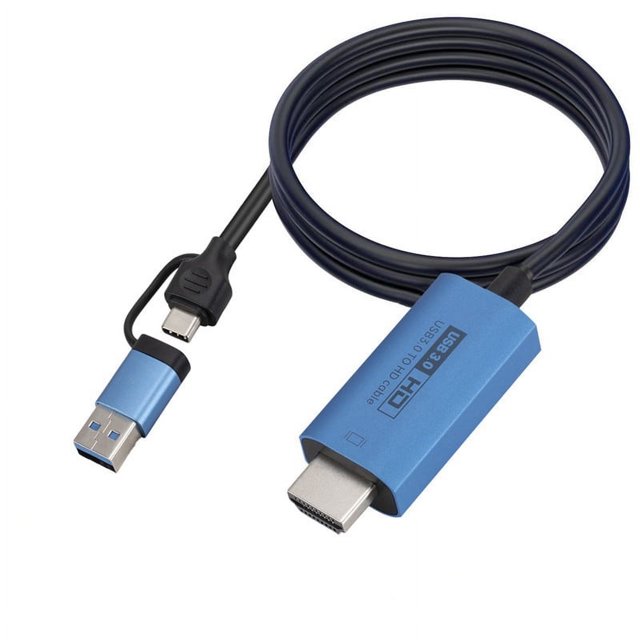 Cable adaptador de teléfono a TV, tipo C/USB a compatible, convertidor 1080P a compatible.