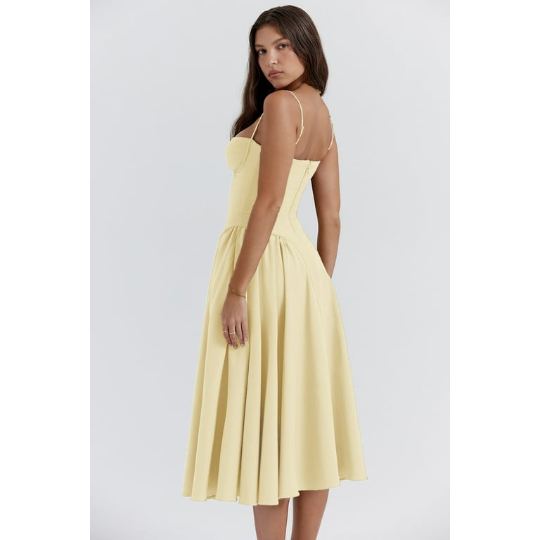 Eternatastic Women's Dance Dresses Retro Midi Dress Flowy Pleated Spaghetti Strap Party Cocktail Dress with Pockets - Walmart.com Eternatastic Women's Dance Dresses Retro Midi Dress Flowy Pleated Spaghetti Strap Party Cocktail Dress with Pockets - Walmart.com