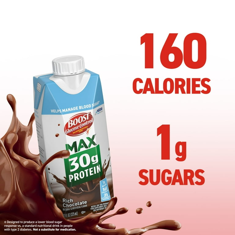 BOOST Glucose Control Max 30g High in Protein Nutritional BOOST Glucose Control Max 30g High in Protein Nutritional