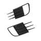 thumbnail image 3 of Cubiertas De Rejilla De Luz Antiniebla, 1 Par De Cubiertas De Parrilla De Rejilla Lateral De Luz Antiniebla 5K0853665C Negro Para Mk6 GTD 2008 A 2013, 3 of 14