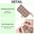 thumbnail image 4 of Red and Green Plaid Christmas Pattern Dish Drying Mat for Kitchen 1 Pack, Ultra Absorbent Microfiber Dishes Drainer Mats,18x24in(46x61cm), 4 of 4