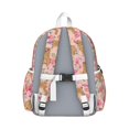thumbnail image 3 of Golden Retriever with Flowers Backpack for School,Cute School Bag,Schoolbag with Adjustable Shoulder Straps & Padded Back,13.4"x11"x4.7", 3 of 6