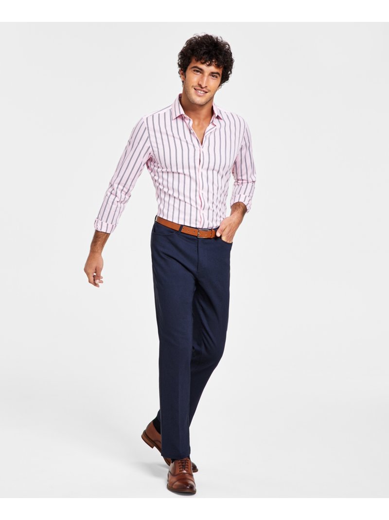 tommy hilfiger men's modern fit dress pants SmartFit Dress Shirt - Light Blue | Mens Dress Shirts