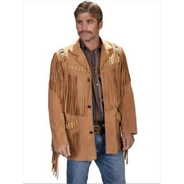 Scully 86 81 L Mens Frontier Suede Jacket Cinnamon Boar Suede
