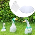 thumbnail image 1 of Trajes de ganso para porche, vestido de novia, disfraz para figura de ganso de 58 cm de alto, ropa para patio, decoración navideña de jardín., 1 of 8