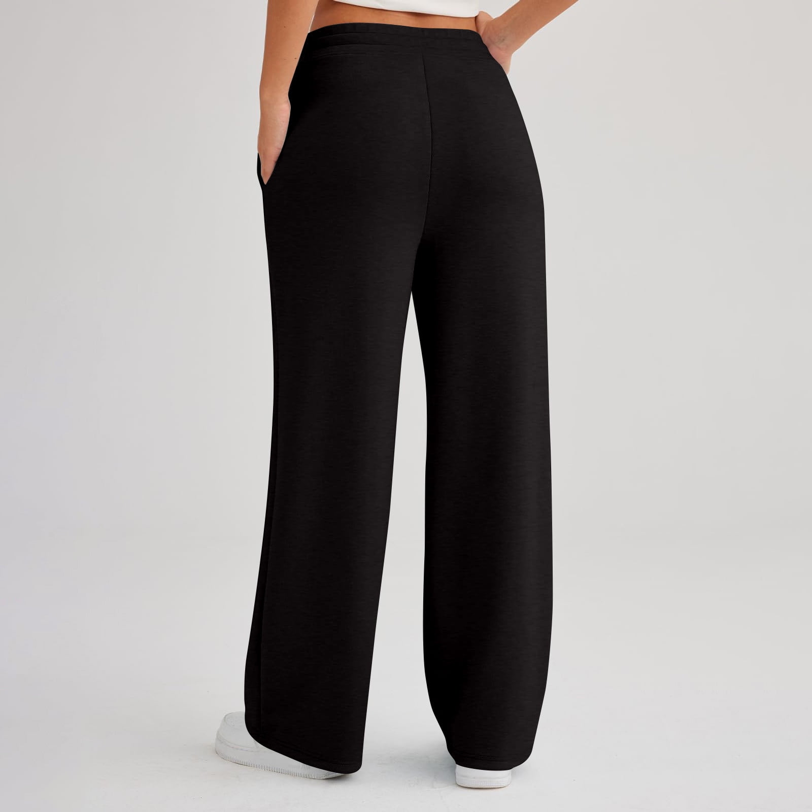 ☆Pleasenofollow☆ Mami Wide Sweat Jogger Cool Navy PNBDPT00 TQWQT Women's Wide Leg Sweatpants Casual Trendy Trending