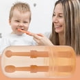 thumbnail image 1 of Fiudx Liquidación de ahorros de verano Cepillo de dientes para bebés Cepillo de dientes para bebés Recién nacidos 0 a 1 años Cepillo de lengua Cepillo de limpieza bucal Cepillo de dientes para mascot, 1 of 7