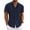 Dark Blue, variant on snullo Men's Linen Shirts Short Sleeve Casual Shirts Button Down Shirt Business Dress Clothing Beach Fashion Summer Tops