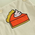 thumbnail image 5 of Okbabeha My First Thanksgiving Baby Outfit Boy Girl Newborn Turkey Onesie Sleeveless Corduroy Overall Romper Fall Clothes, 5 of 7