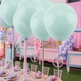 thumbnail image 2 of 100pcs Colorful Round Wedding Birthday Party Latex Balloons Decoration ( Green), 2 of 7