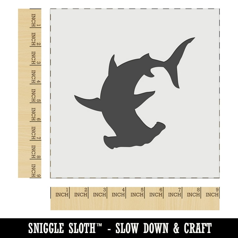 Hammerhead Shark Silhouette DIY Cookie Wall Craft Stencil - 9.0 Inch - Walmart.com hammerhead-shark-silhouette-diy-cookie-wall-craft-stencil-9-0-inch-walmart-com