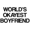 thumbnail image 3 of CafePress - World's Okayest Boyfriend Mug - 11 oz Ceramic Mug - Novelty Coffee Tea Cup, 3 of 6