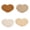 Brown-4PC#337, variant on 4 Pack Heart Shaped Placemats – Cotton Woven Coasters Set, Handmade Braided Cup Mats for Coffee Mug & Bowl, Non-Slip Heat Resistant Table Decor for Kitchen, Dining Room, Party or Gift
