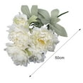 thumbnail image 6 of Artificial Peony Bundle UV Resistant Faux Peony Flowers Realistic Fake Peony Branch for Home Decor Party Wedding Centerpiece Floral Arrangements, 6 of 8