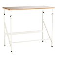 thumbnail image 1 of Safco Products 1957BH Sit, Stand Bi-Level Desk, Beech, White, 1 of 4