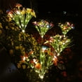 thumbnail image 7 of Solar Garden Lights, LED Solar Swaying Lights with Highly Flexible Wire, Like Lively Dragonfly Butterfly Flying in Garden, Waterproof Solar Outdoor Lights for Yard Pathway Decor, 7 of 7