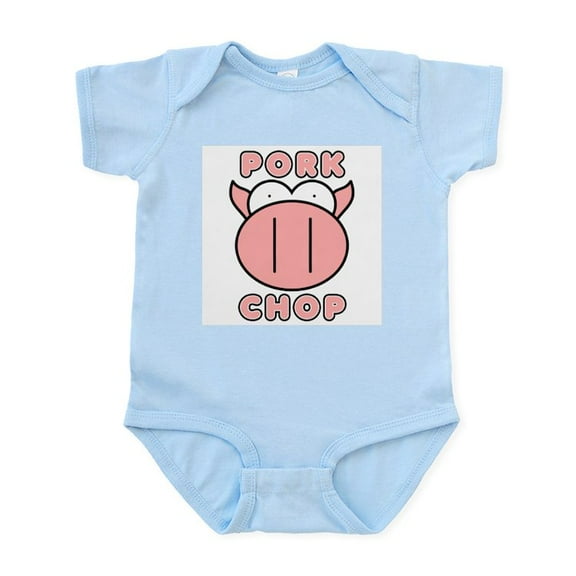 CafePress - Pork Chop Infant Bodysuit - Baby Light Bodysuit, Size Newborn - 24 Months