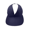 thumbnail image 5 of Mgmyaa Women's Open Top Sun Hat Visor Wide Brim UV Protection Outdoor Sport Cap Breathable Summer Beach Headwear Adjustable Ponytail Hole, 5 of 9