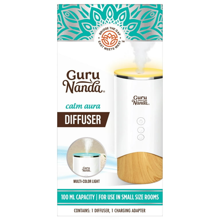 GuruNanda Calm Aura Ultrasonic Diffuser, White photo 2
