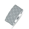 thumbnail image 2 of Faith Ring Cross Band Oxidized Vintage Style 925 Sterling Silver Size 7, 2 of 6