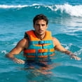 thumbnail image 5 of High Buoyancy Fishing Life Jacket, Swim Safety Vest for Adults, Quick Release Buckle, Oxford Cloth Flotation Gilet for Boating Kayaking, Emergency Car Kit, 5 of 6