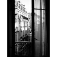 thumbnail image 2 of Grey, Jace 12x14 Black Ornate Wood Framed with Double Matting Museum Art Print Titled - Paris Hotel Window, 2 of 4