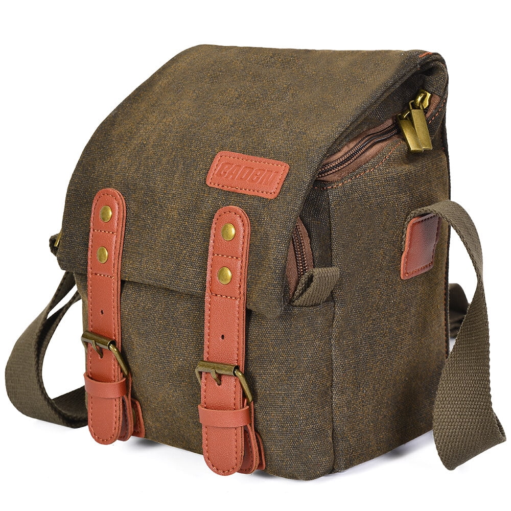 CADeN Canvas Shoulder Camera Bag Messenger Bag for 1 Camera 1 Lens Compatible with Nikon Walmart