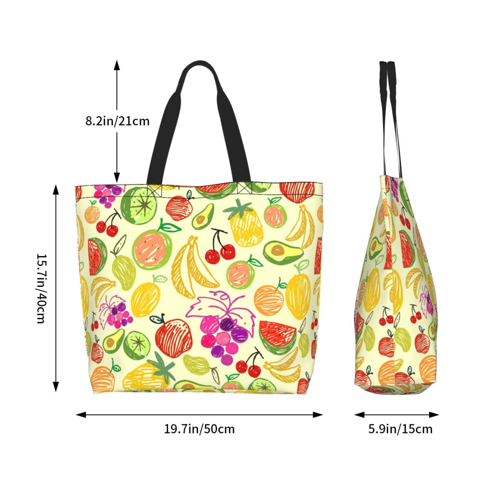 ZICANCN LGBT Pride Rainbow Tote Bag , Grocery Bags Reusable Shopping Bags  with Handles Durable Foldable Washable for Women Men